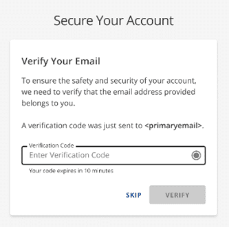 Secure your account
