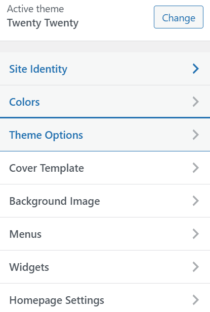 Customize your site
