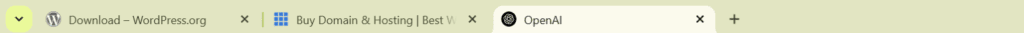 address bar