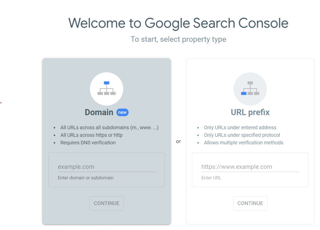 Doman or URL.