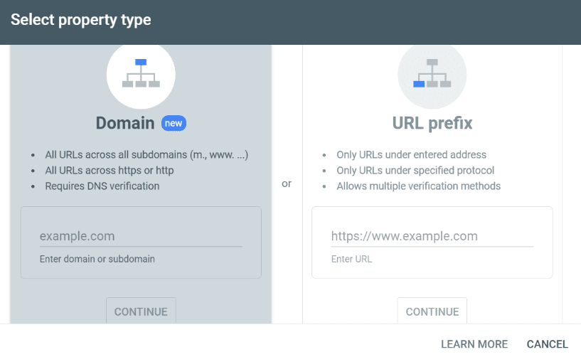 Select your site