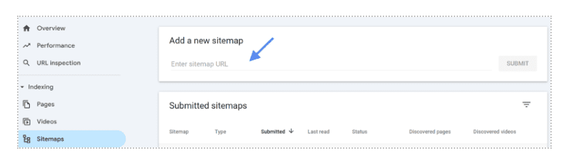 Submit Sitemap