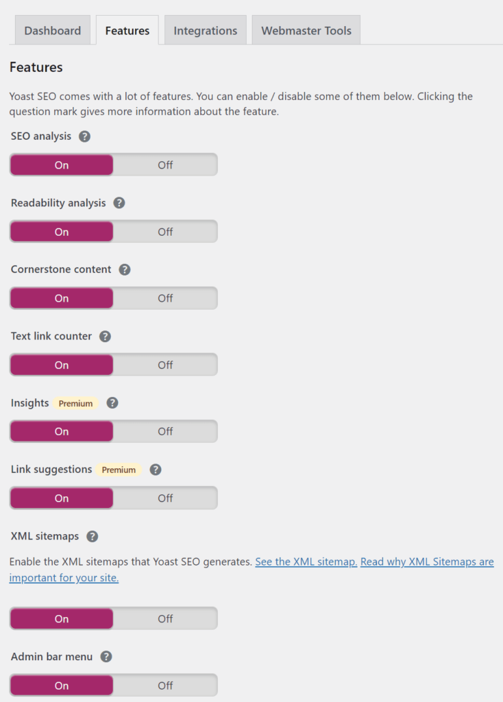 Yoast Sitemap