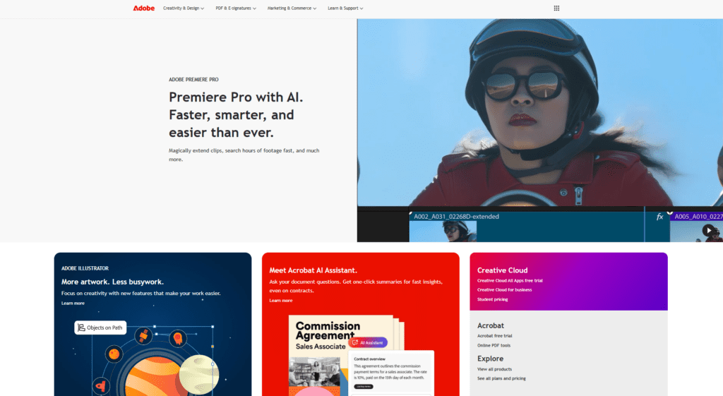adobe website