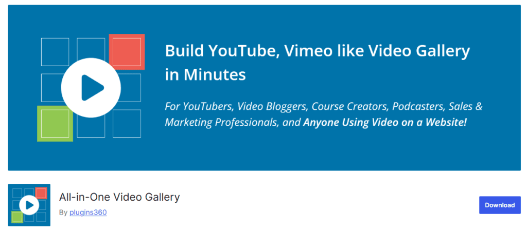 All-in-One Video Gallery 