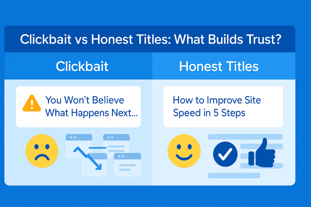 Clickbait or misleading titles