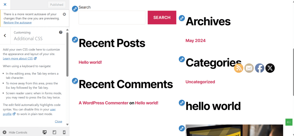 Add code in WordPress