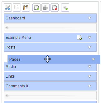 Reorder menu