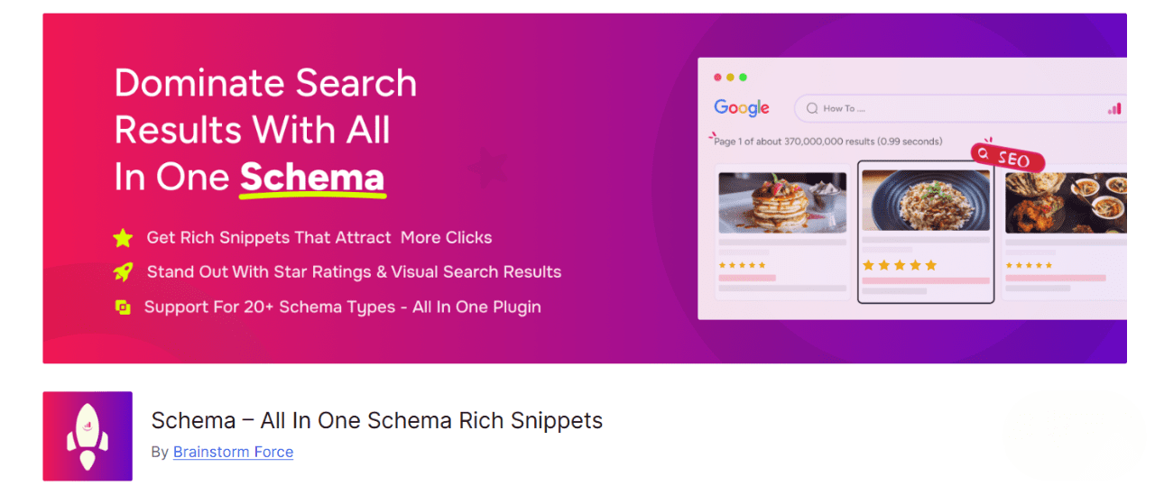 All in One Schema.org Rich Snippets 