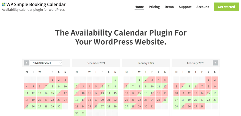 WP Simple Booking Calendar 