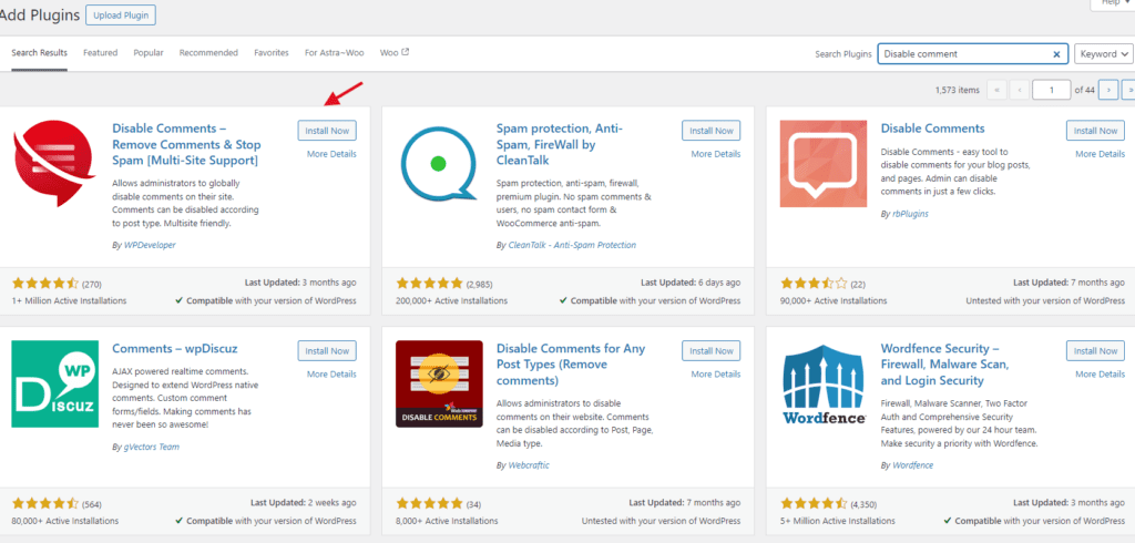 Add new plugin page