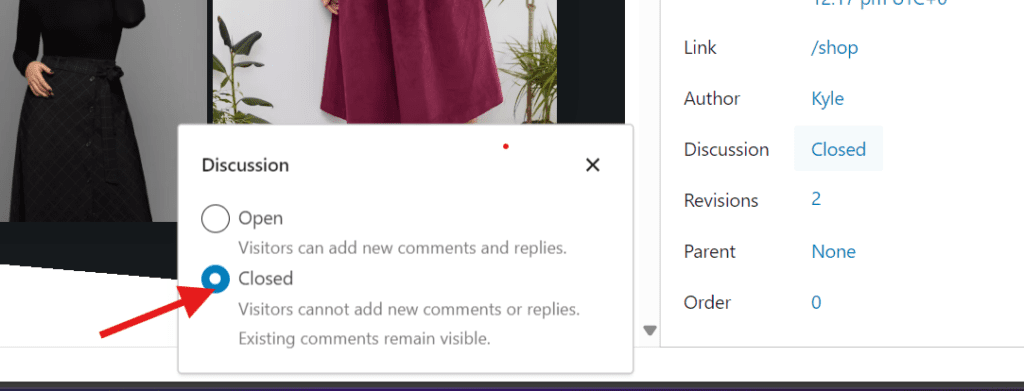 Discussion-Closed-settings