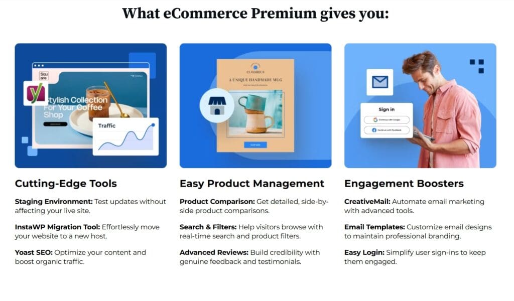 Features of eCommerce Premium