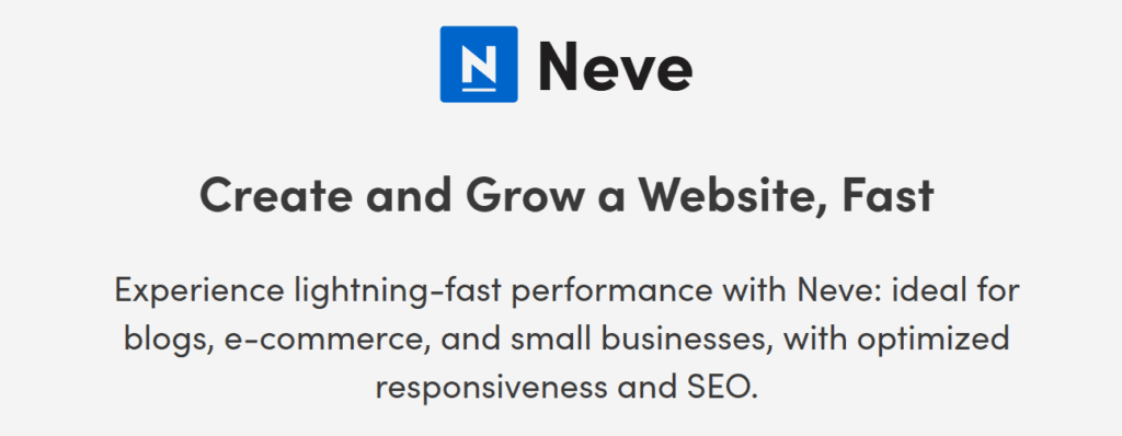 Neve - WordPress WooCommerce Theme