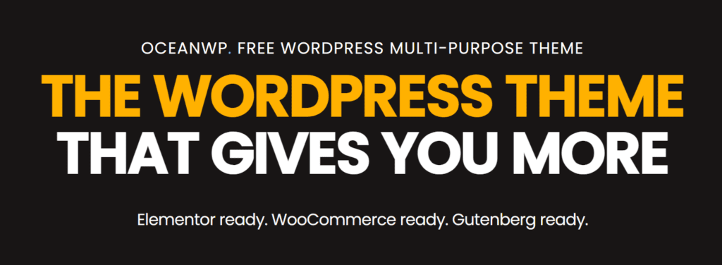 OceanWP - WordPress WooCommerce Theme