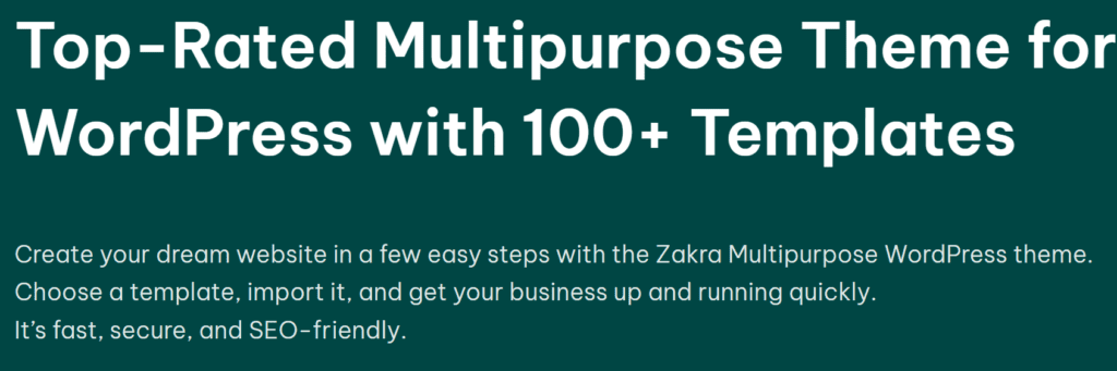Zakra - WordPress WooCommerce Theme